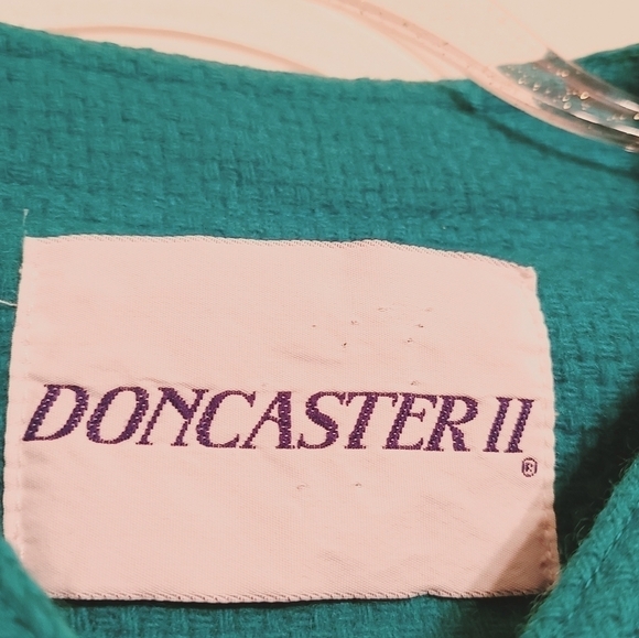 Doncaster II | Vintage Turquoise Blazer Jacket (Size 12) - Picture 3 of 9